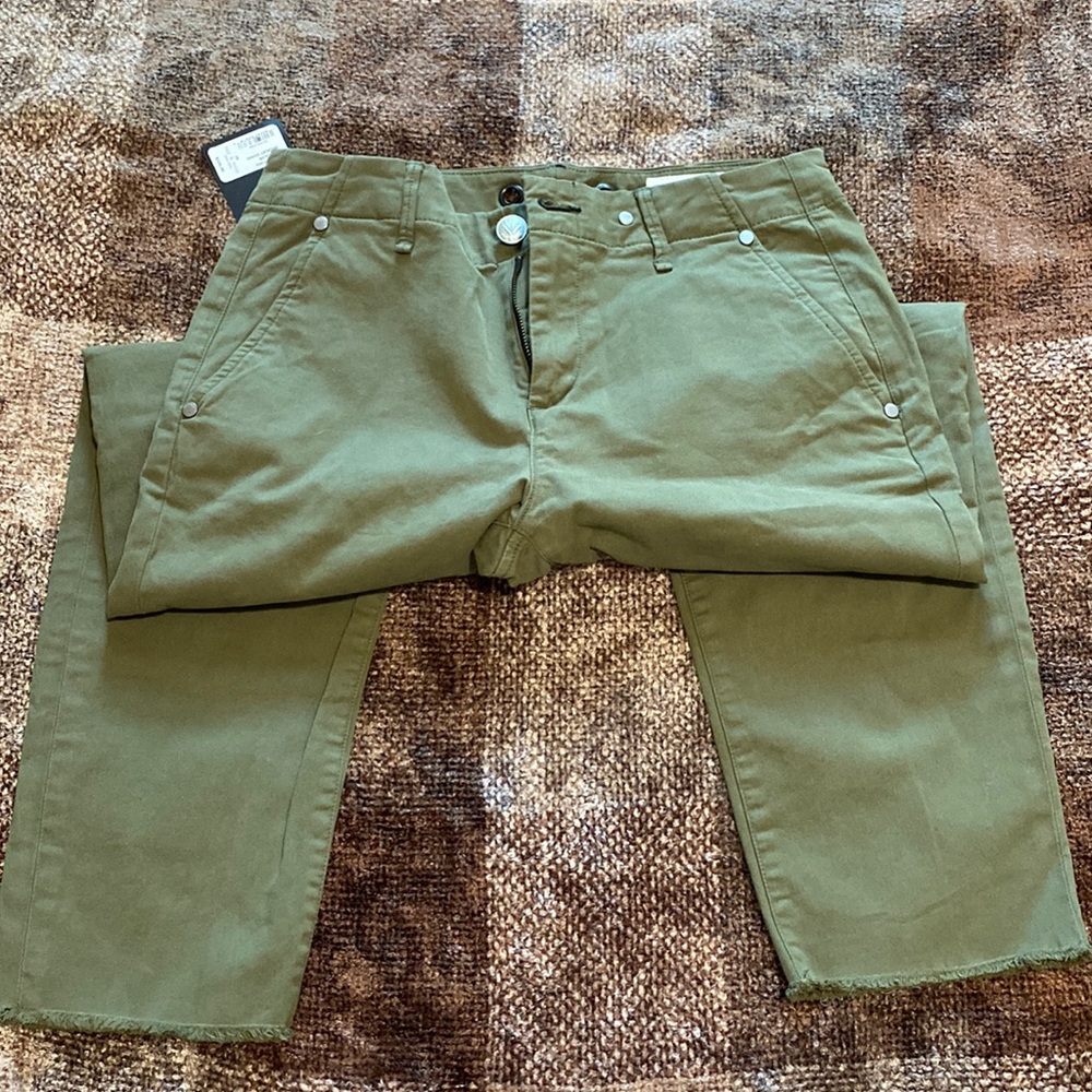 Rag and Bone Olive Buckley Chino, Size 25